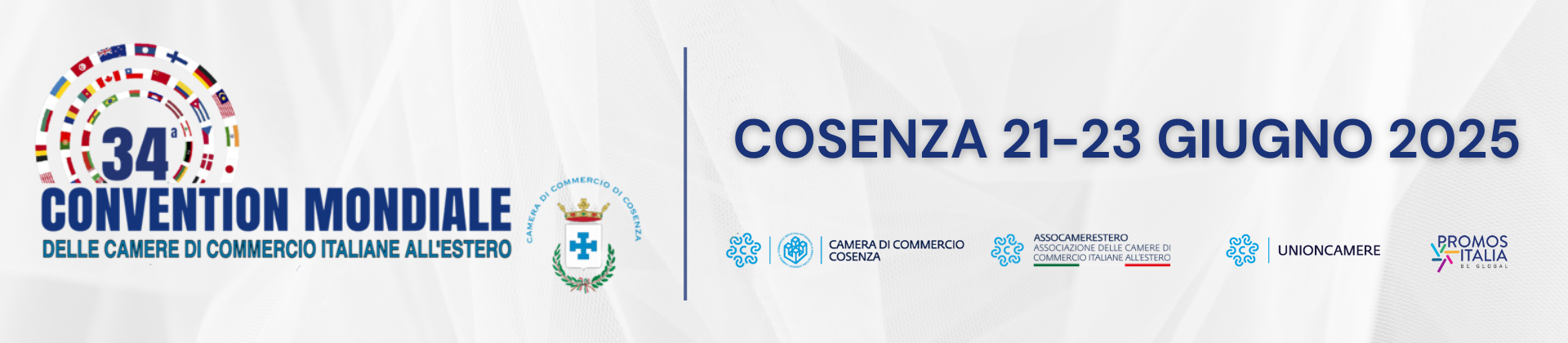 34° Convention Mondiale delle CCIE - Cosenza 21-23 giugno 2025