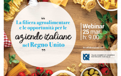 Webinar sulle opportunità dell'agroalimentare all'estero - Regno Unito