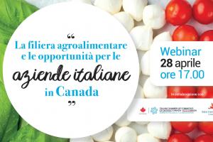 Webinar - La filiera agroalimentare e le opportunità per le aziende italiane in Canada
