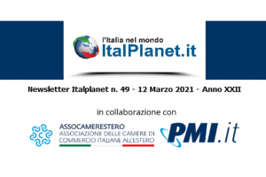 Newsletter ItalPlanet 12 marzo 2021