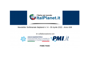 Newsletter ItalPlanet 8 aprile 2022