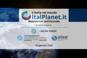 Newsletter ItalPlanet - 16 gennaio 2026