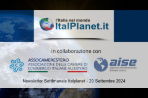 Newsletter ItalPlanet 20 settembre 2024