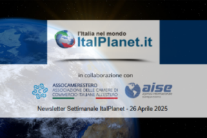 Newsletter ItalPlanet - 26 aprile 2025
