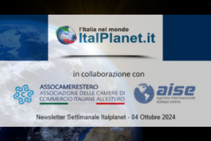 Newsletter ItalPlanet 4 ottobre 2024
