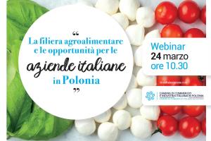Webinar - La filiera agroalimentare e le opportunità per le aziende italiane in Polonia